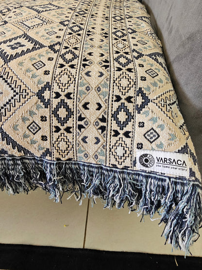 handloom cotton furniture throw