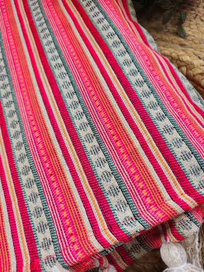 handloom cotton tassel cover
