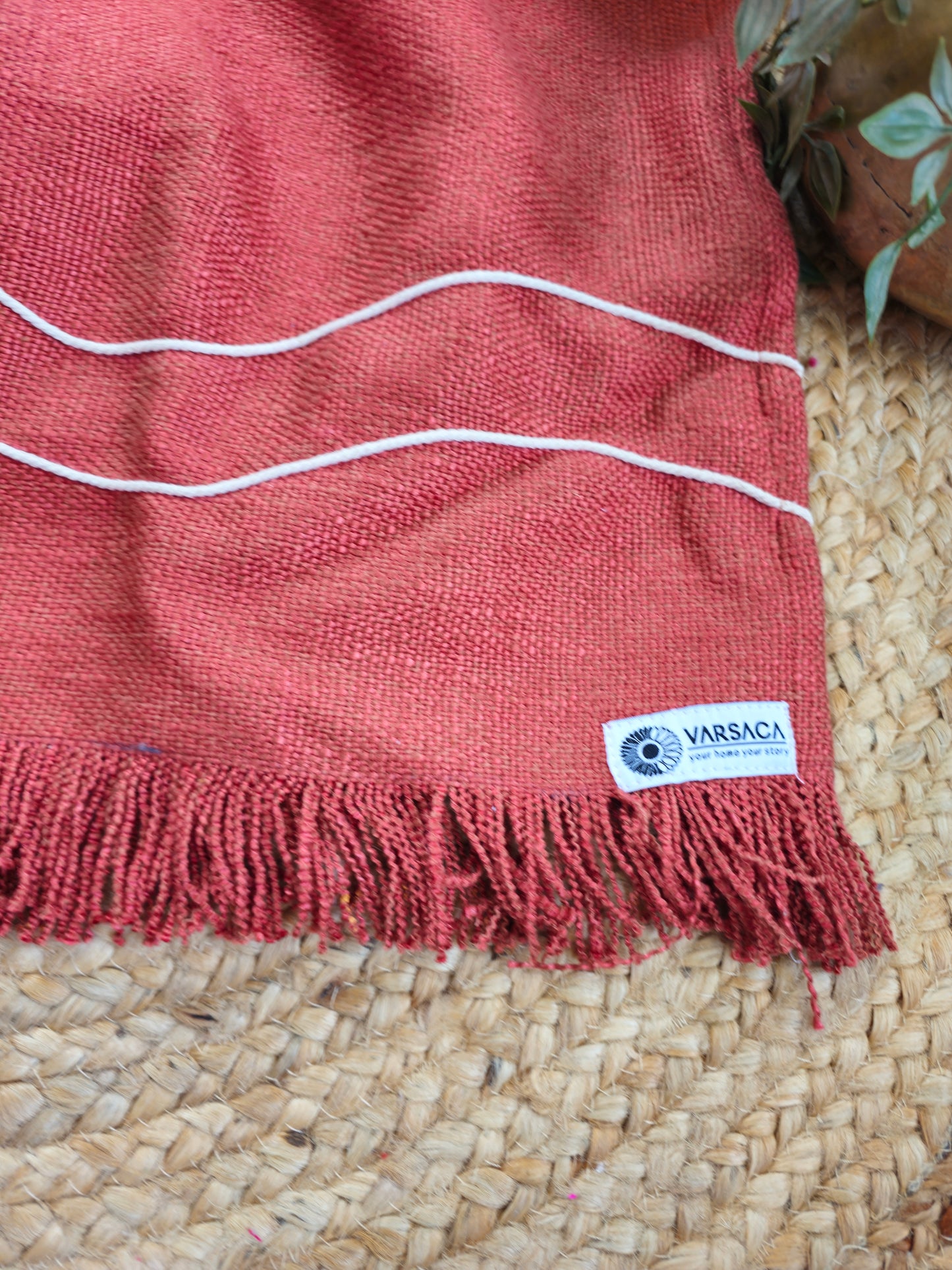 handloom wave work throw