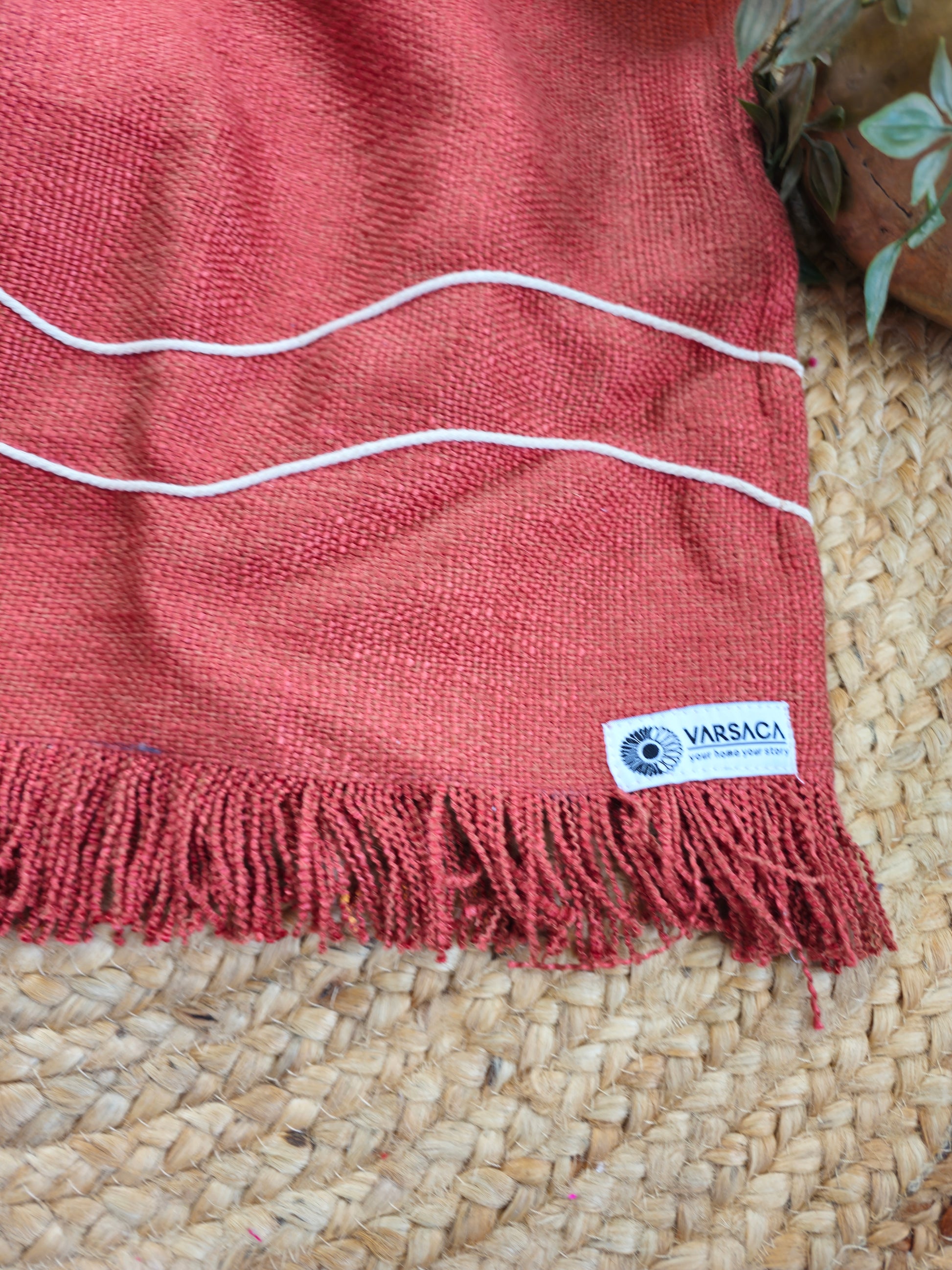 handloom wave work throw