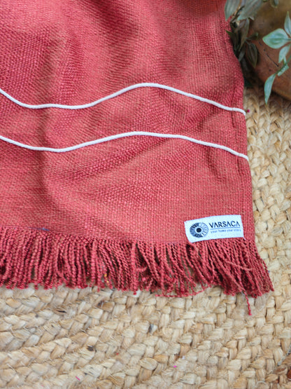 handloom wave work throw