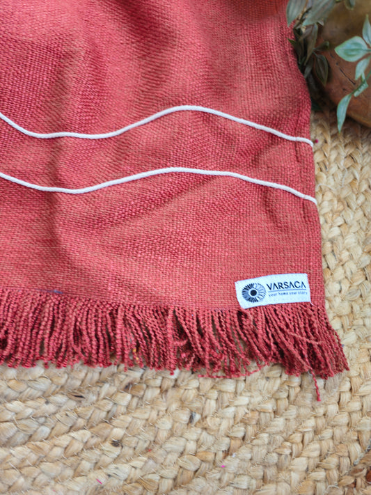 handloom wave work throw