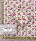 handmade cotton bedsheets with floral print