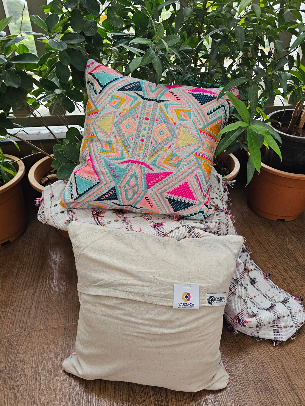 handmade pastel cushion cover online