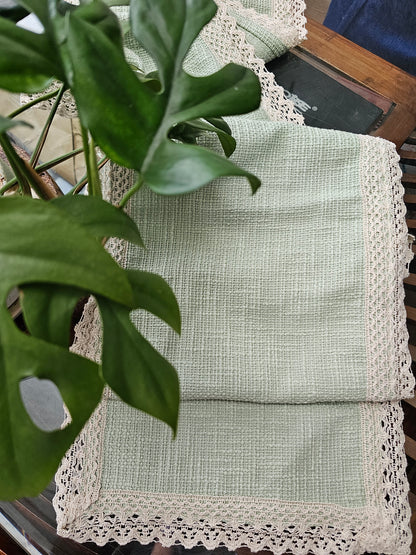 handwoven rustic table cover India