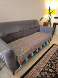 pinterest-worthy blue sofa cover