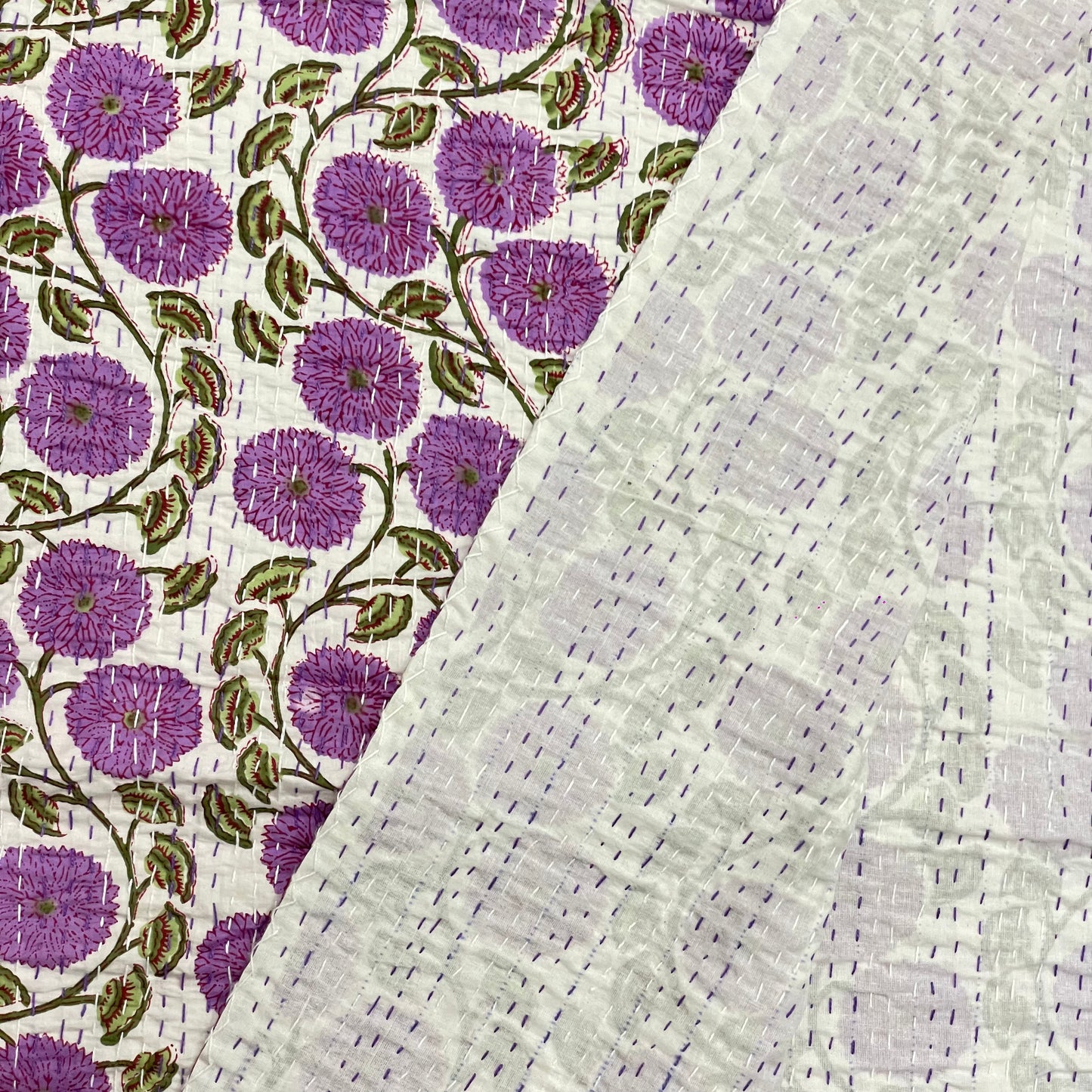 handmade cotton bedspread