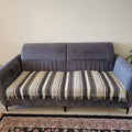 Black and White Boho Handwoven Cotton Sofa Cover – Stylish & Durable