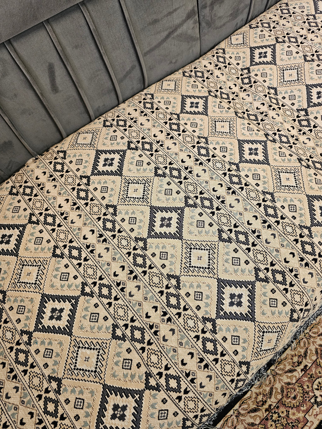 scandinavian woven blanket