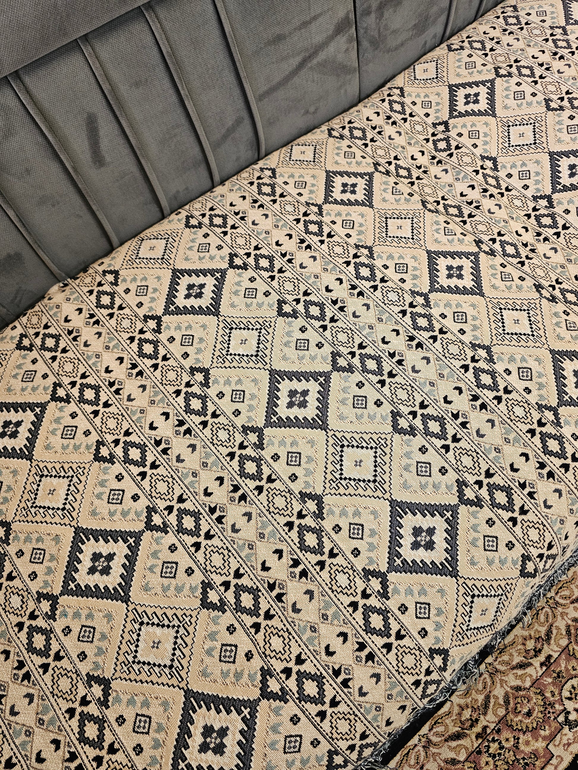 scandinavian woven blanket