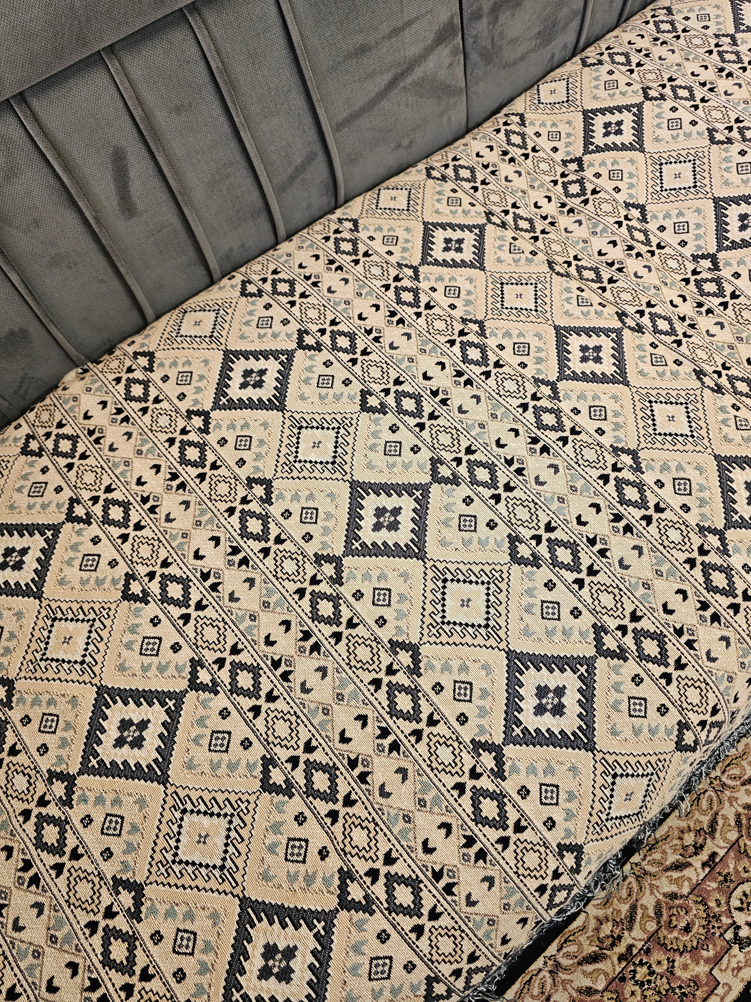 scandinavian woven blanket