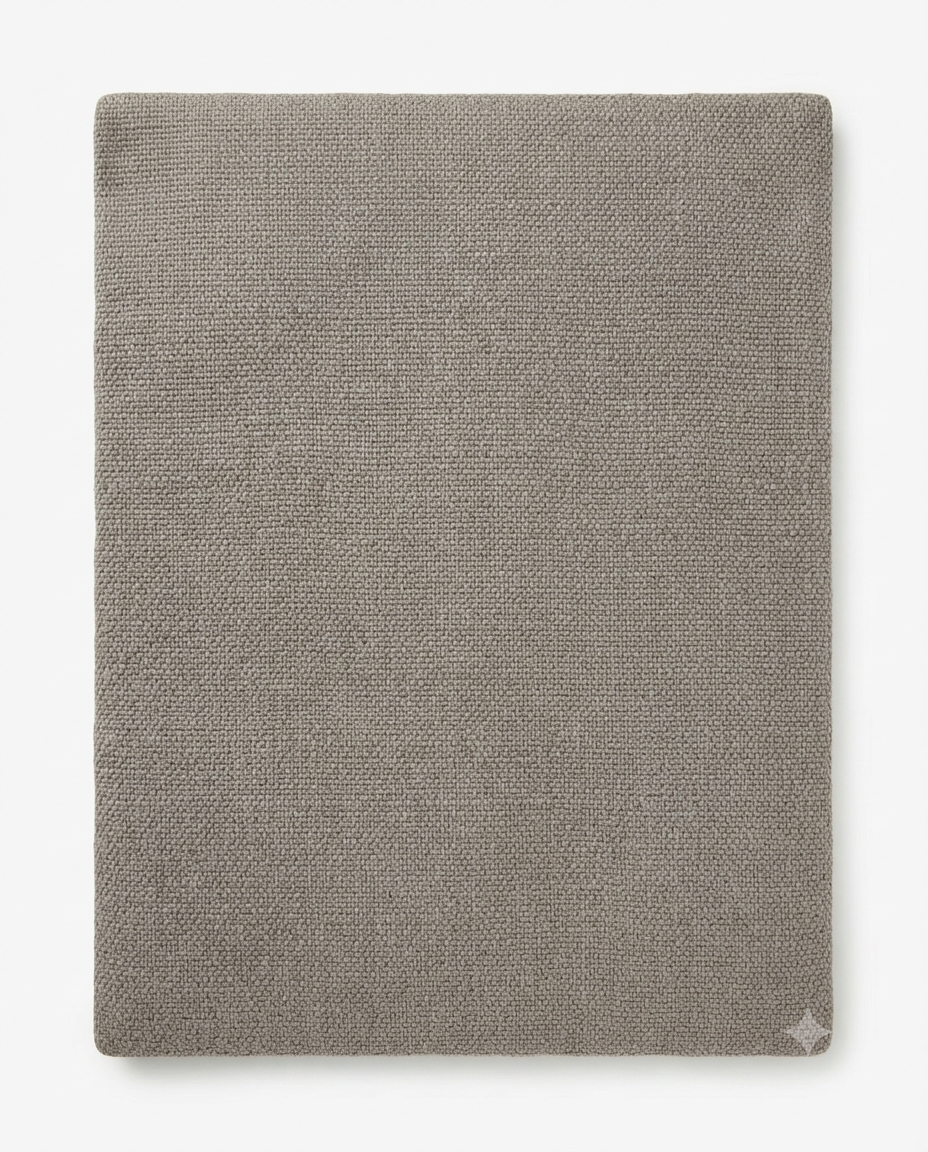 Solid Textured Cotton Cushion Cover | Neutral Throw Pillow Case