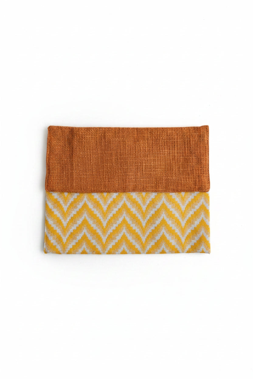 sunbeam chevron woven laptop sleeve handcrafted padded laptop cover