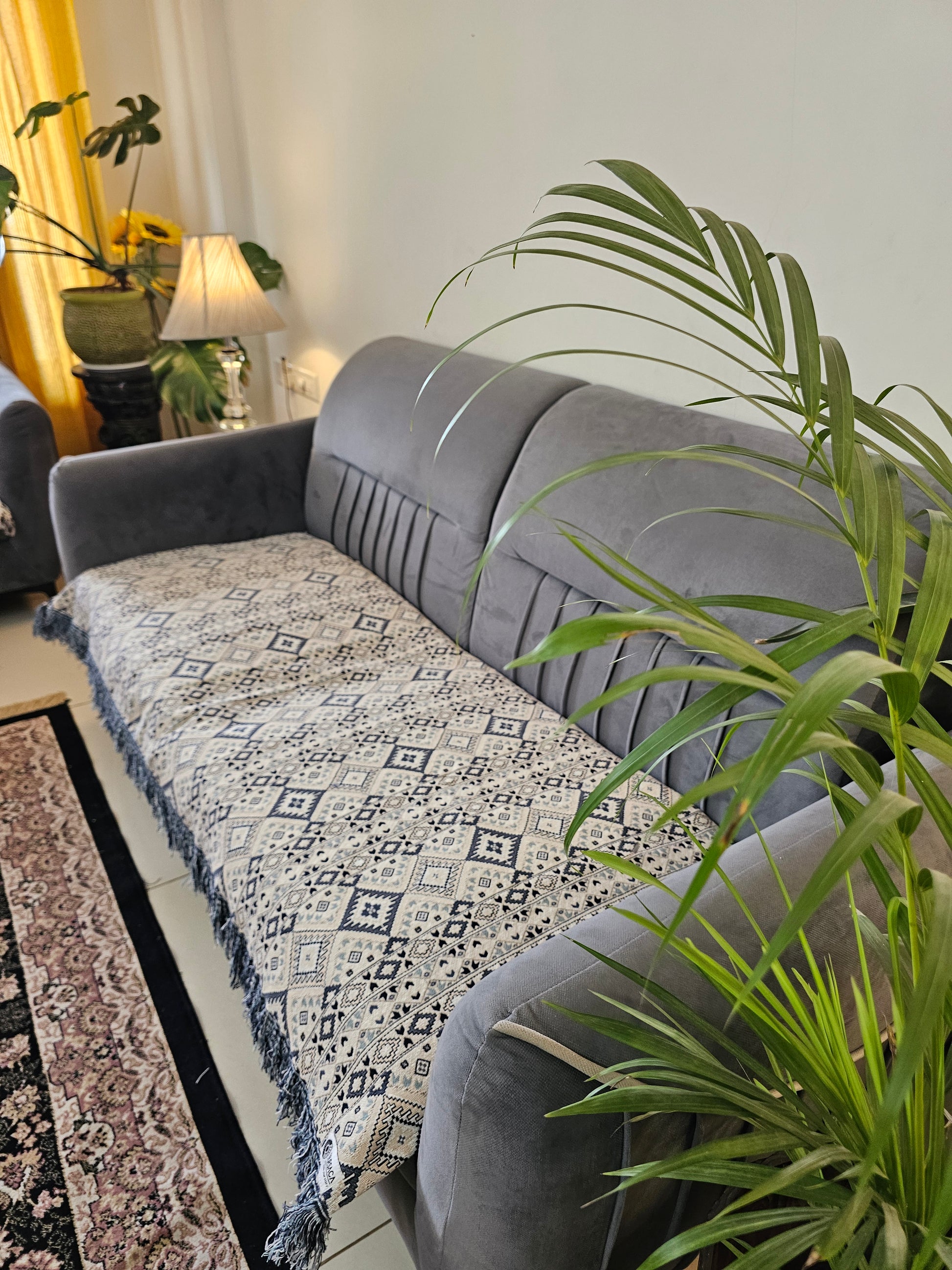 tribal weave sofa protector