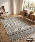 varsaca tribal_heritage black cream_cotton rug