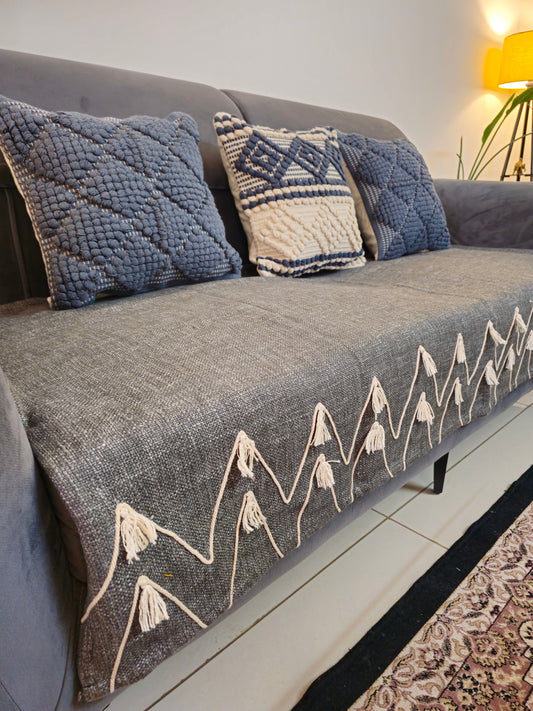 zigzag thread work blanket